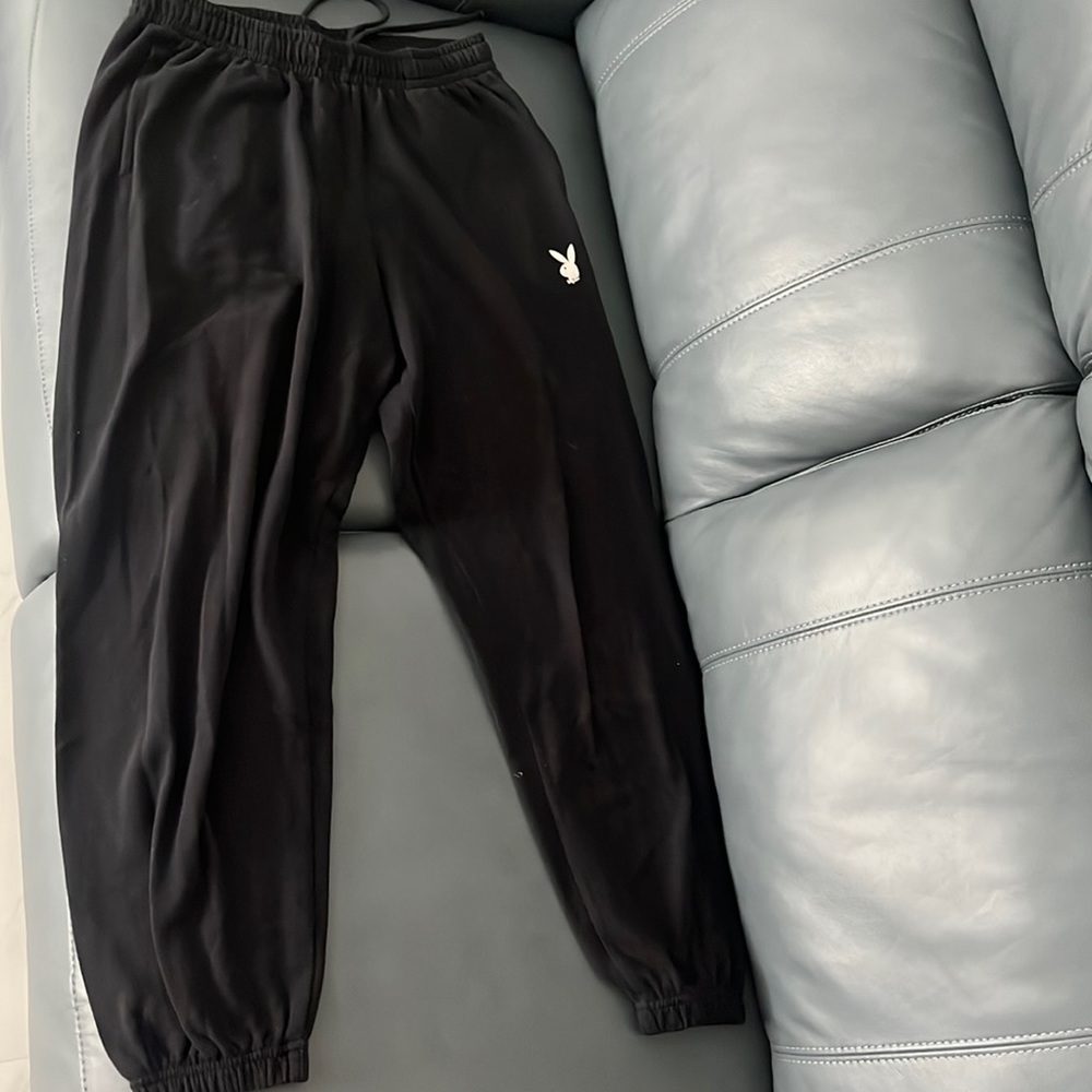 Black playboy sweatpants (S)